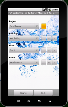 Example Handheld WX PDA Android Energy Audit